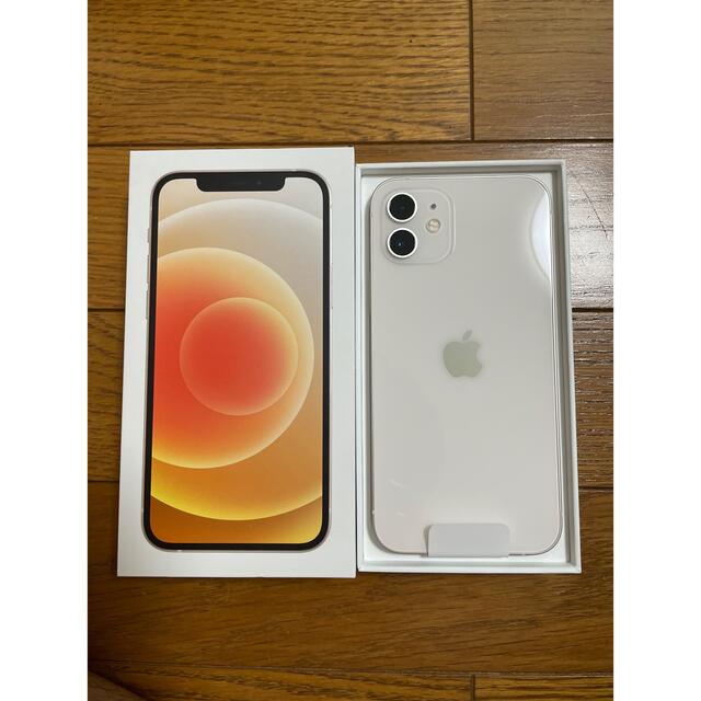 アップル iPhone12 64GB ホワイト simフリー 新品 本体スマートフォン