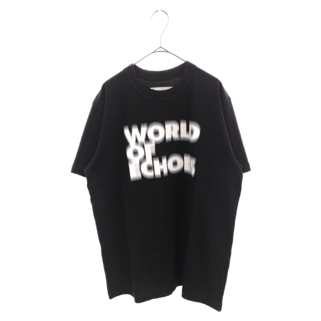 68センチ身幅Sacai サカイ Francois K World of Echoes フランソワ ワールド オブ エコーズ半袖Tシャツ 21-0230S ブラック