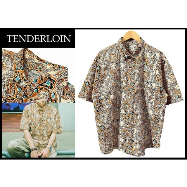 SALE】 TENDERLOIN - 極美品 テンダーロイン ペイズリー 総柄 オーバー ...