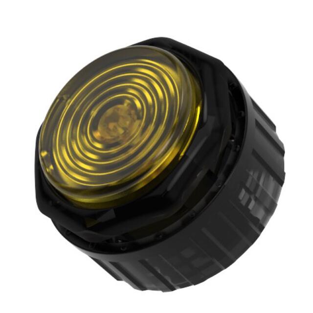 【新品】GamerFinger ボタン Φ30mm（黒/イエロー）8個セット エンタメ/ホビーのゲームソフト/ゲーム機本体(その他)の商品写真