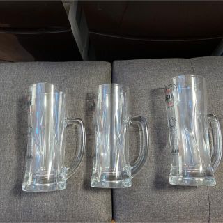 アサヒ(アサヒ)の新品　大きなビールグラス3個セット(グラス/カップ)