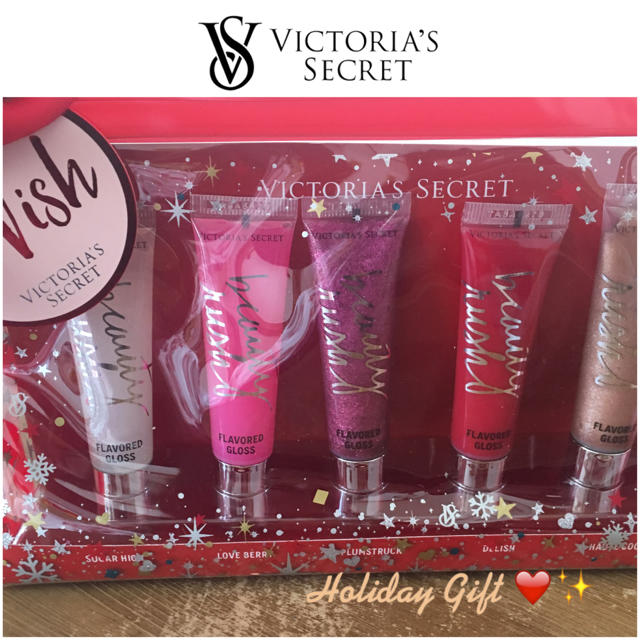 Victoria's Secret(ヴィクトリアズシークレット)の日本未発売 ❤️✨Victria's  Secret グロスセット コスメ/美容のベースメイク/化粧品(リップグロス)の商品写真