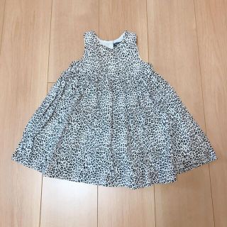 ベビーギャップ(babyGAP)のbabyGap ノースリーブ ヒョウ柄 ワンピース 90 18-24(ワンピース)