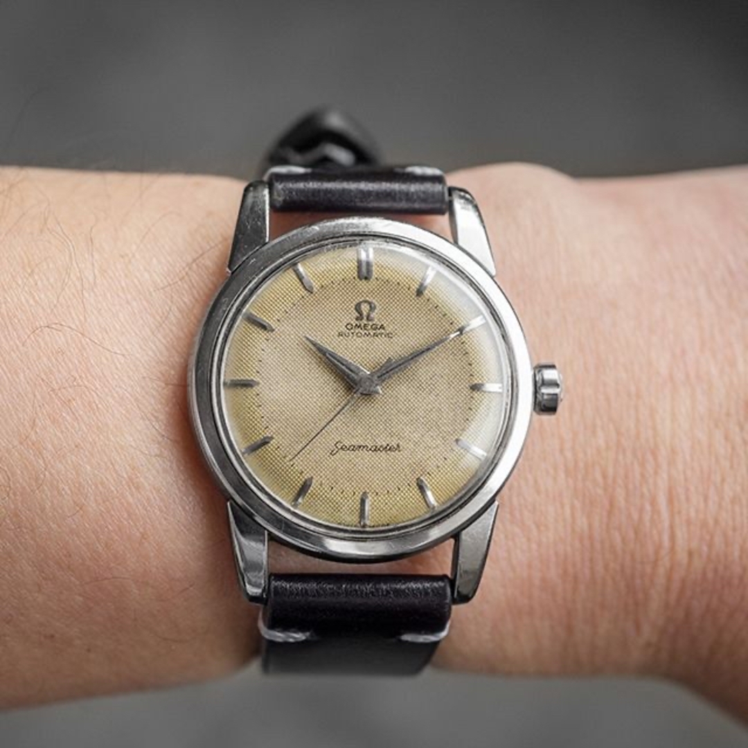 OMEGA - (590) 稼働美品 オメガ シーマスター 1957年製 日差7秒 自動 ...