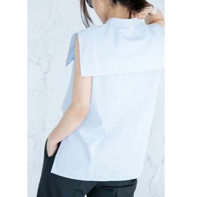 ANIECA(アニーカ)のアニーカANIECA スタンドカラーセーラーシャツ レディースのトップス(シャツ/ブラウス(半袖/袖なし))の商品写真