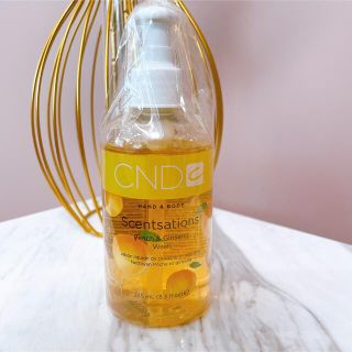 シーエヌディー(CND)のCND センセーションハンド&ボディウォッシュ♡ピーチ&ジンセン(ボディソープ/石鹸)