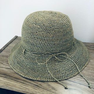 ムジルシリョウヒン(MUJI (無印良品))の無印＊ラフィアハット＊キャペリン＊美品！！(麦わら帽子/ストローハット)