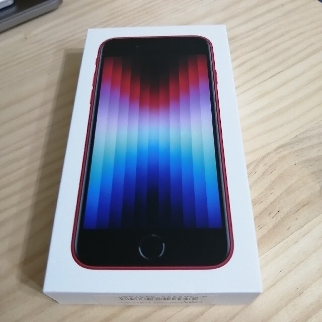 iPhone - (新品未使用品) iPhone SE3 64GB RED (SIMフリー)の通販 by Paulzama's shop