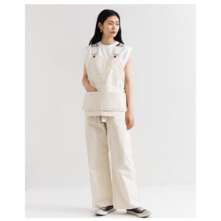 pheeny 2022ss ペインターパンツ エプロンベスト アイボリー | www
