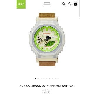 ハフ(HUF)のHUF X G-SHOCK 20TH ANNIVERSARY GA-2100(腕時計(デジタル))