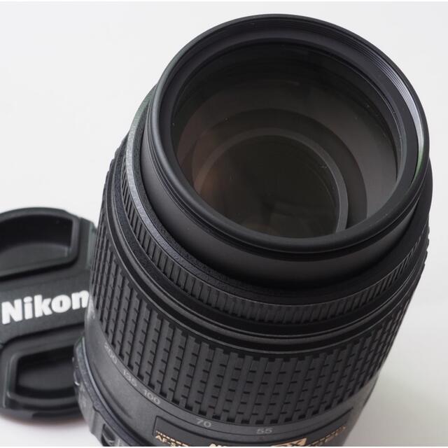 Nikon(ニコン)の【美品】ニコンAF-S DX 55-300mm 超望遠 ❤️手振れ補正 元箱付 スマホ/家電/カメラのカメラ(レンズ(ズーム))の商品写真