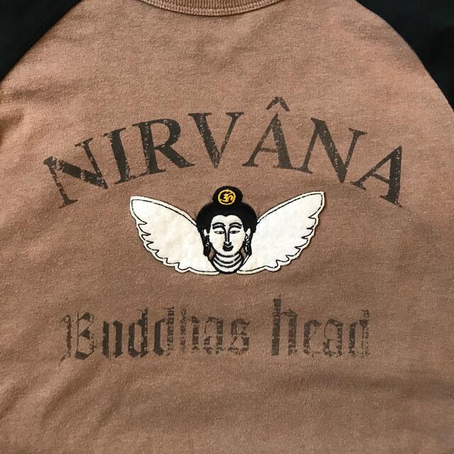 NIRVANA Buddha head Tシャツ