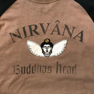 マルタンマルジェラ(Maison Martin Margiela)のNIRVANA Buddha head Tシャツ(Tシャツ/カットソー(七分/長袖))