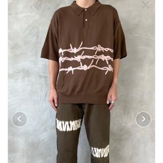 シュプリーム(Supreme)のFTW　BARBED WIRE S/S KNIT(ニット/セーター)