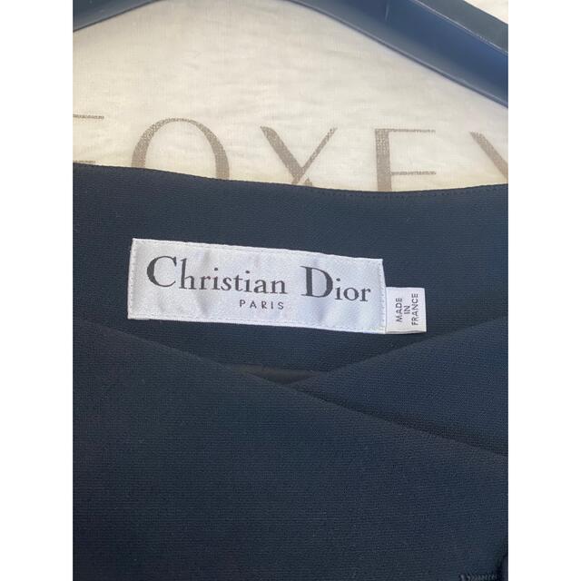 Christian Dior(クリスチャンディオール)の最終値下 確実正規品 美品 クリスチャンディオール オフショルダージャケット レディースのジャケット/アウター(ノーカラージャケット)の商品写真