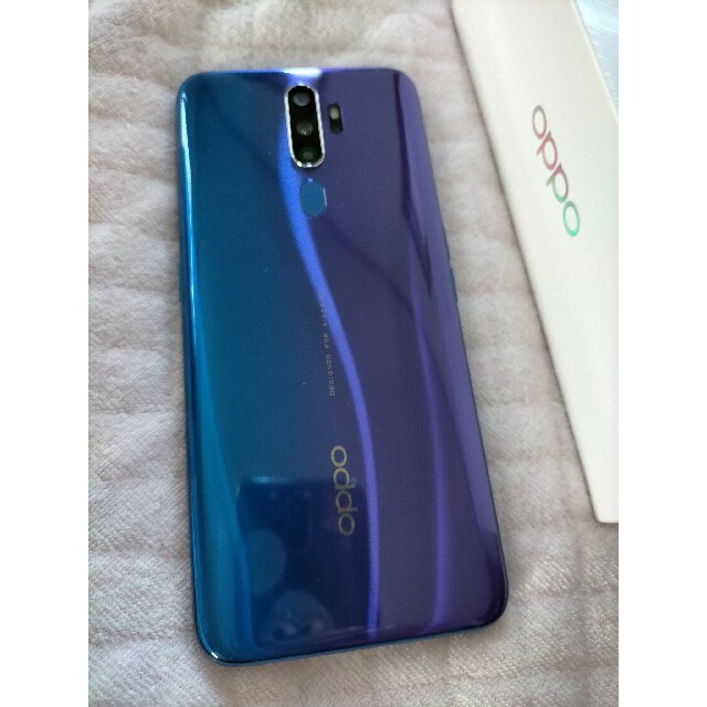 OPPO(オッポ)のoppo A5 2020 ブルー 楽天モバイル スマホ/家電/カメラのスマートフォン/携帯電話(スマートフォン本体)の商品写真