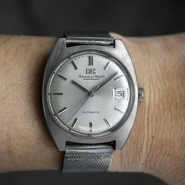 (581) 稼働美品 IWC Automatic 自動巻き Wロゴ 1971年