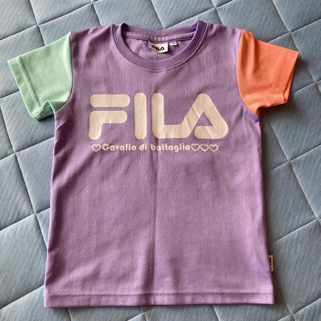 FILA(フィラ)のFILA Tシャツ　130 キッズ/ベビー/マタニティのキッズ服女の子用(90cm~)(Tシャツ/カットソー)の商品写真