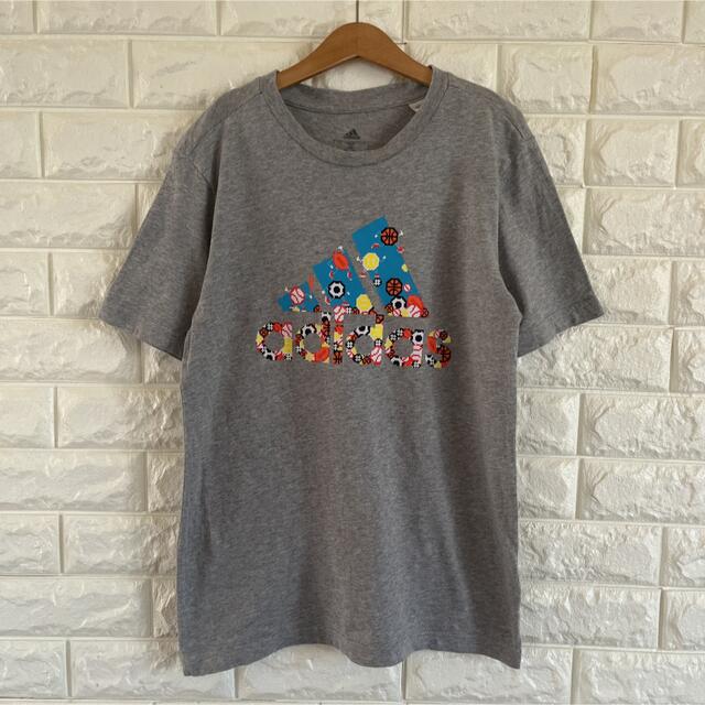 adidas(アディダス)のアディダス　Tシャツ　160 キッズ/ベビー/マタニティのキッズ服男の子用(90cm~)(Tシャツ/カットソー)の商品写真