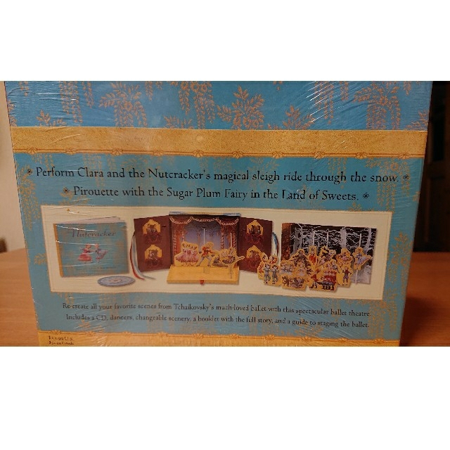 外国でみつけたしかけ絵本⑥くるみ割り人形 CD付き ポップアップ フェリシモ エンタメ/ホビーのCD(クラシック)の商品写真