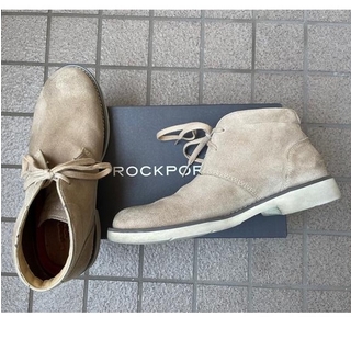 ロックポート(ROCKPORT)のROCKPORT デザートブーツ　26.5cm ベージュ系(ブーツ)