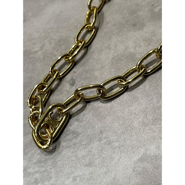 レアデザイン太チェーン セリーヌ トリオンフ ヴィンテージ ネックレス