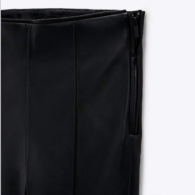 ZARA - ZARA ザラ レザー風レギンス レギンスパンツ スキニー ZARA - ZARA ザラ レザー風レギンス レギンスパンツ スキニー