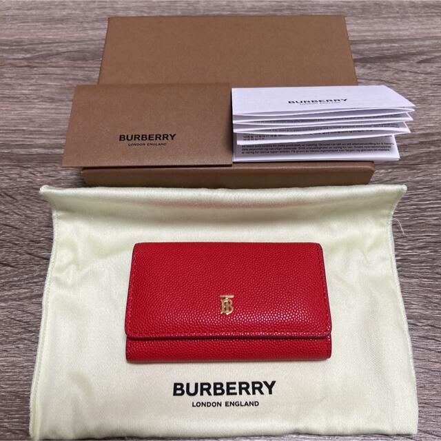 春のコレクション BURBERRY キーケース EVAN BLACK TBロゴ 6連 e-sampo