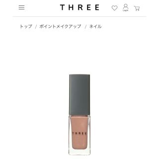 スリー(THREE)の【新品未使用】THREE ネイルポリッシュ(マニキュア)