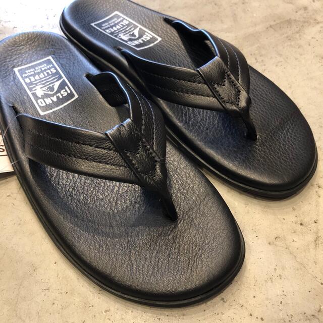 ISLAND SLIPPER(アイランドスリッパ)の新品 ‼︎PB202 アイランドスリッパー  黒　US7 24.5㎝〜25㎝  レディースの靴/シューズ(サンダル)の商品写真