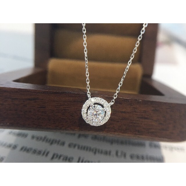 天然ダイヤモンドペンダント0.4ct　k18