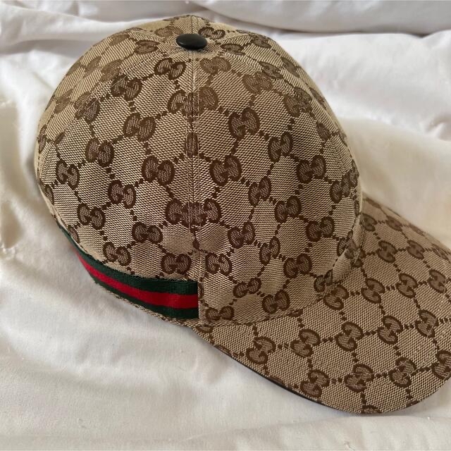 Gucci(グッチ)のGUCCI　グッチ　オリジナル　GGキャンバス ベースボールキャップ　帽子 メンズの帽子(キャップ)の商品写真