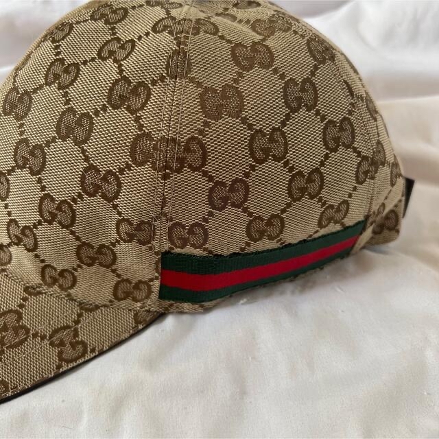 Gucci(グッチ)のGUCCI　グッチ　オリジナル　GGキャンバス ベースボールキャップ　帽子 メンズの帽子(キャップ)の商品写真