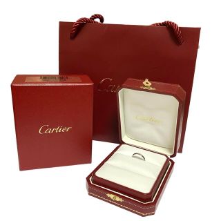 カルティエ(Cartier)のカルティエ　マリッジリング　未使用　ソリテール　 ウエディングリング　pt950(リング(指輪))