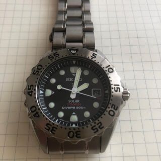 セイコー(SEIKO)のSEIKO セイコー SBDN013 チタン ソーラー腕時計(腕時計(アナログ))