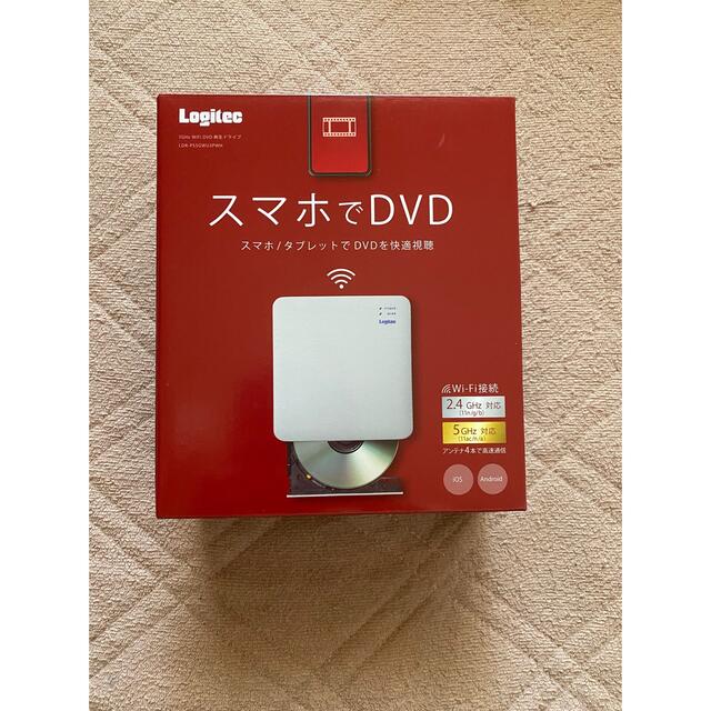 エレコム DVDディスクドライブ Wi-Fi 5GHz スマホでDVDを再生 U
