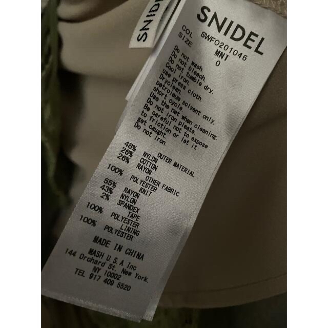 SNIDEL(スナイデル)のsnidel スイッチングレースドレス　スィッチングレースドレス レディースのフォーマル/ドレス(ロングドレス)の商品写真