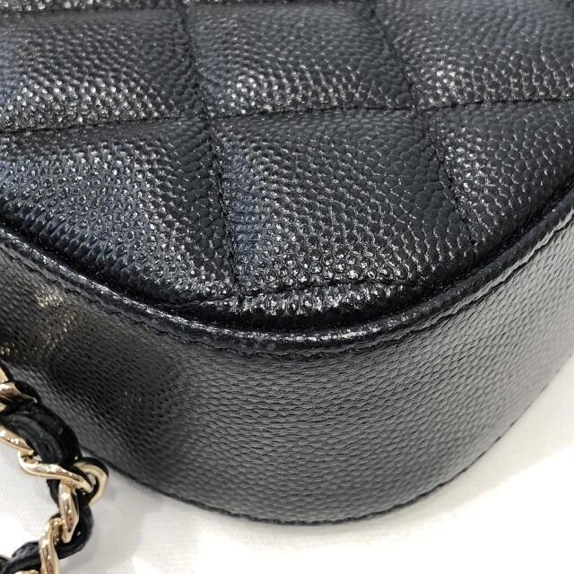 ☆CHANEL シャネル マトラッセ チェーンショルダー カメラバッグ キャビアスキン ショルダーバッグ