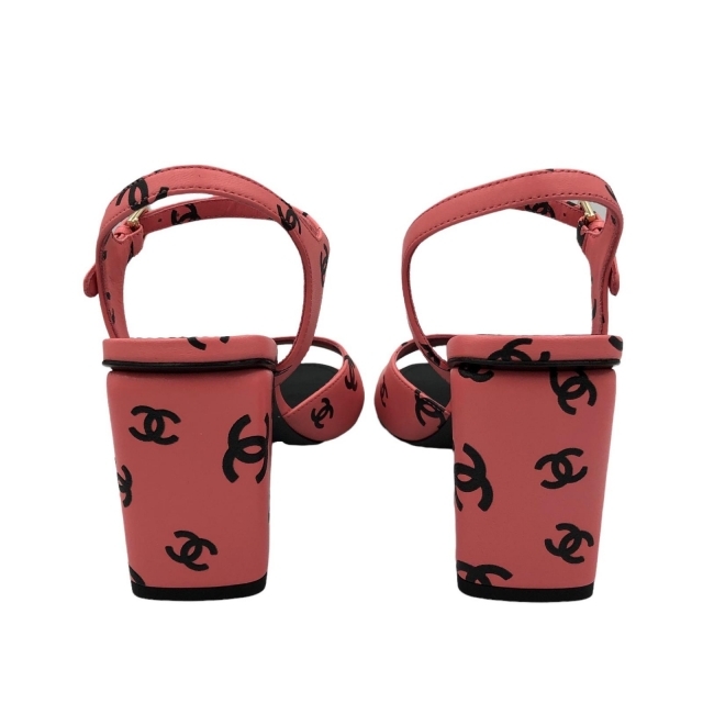 CHANEL - ☆未使用 22SS シャネル ココマーク プリント サンダル CHANEL - ☆未使用 22SS シャネル ココマーク プリント サンダル