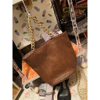 ロキエ(Lochie)の012＼vintage straw bag(ハンドバッグ)