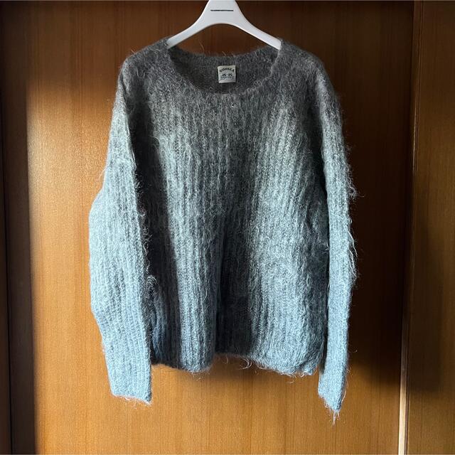 SUNSEA モヘアセーター mohair sweater グレー 3