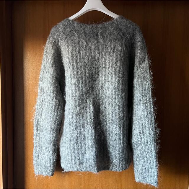 SUNSEA モヘアセーター mohair sweater グレー 3