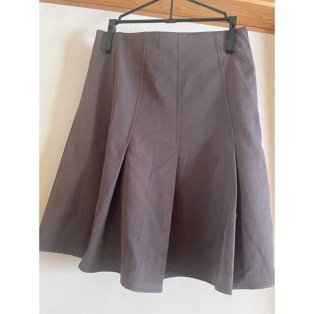GRL(グレイル)のGRLボックスプリーツミニスカート ブラウン レディースのスカート(ミニスカート)の商品写真
