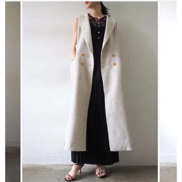 Lumier LONG GILET 2022年春の 8060円 www.gold-and-wood.com