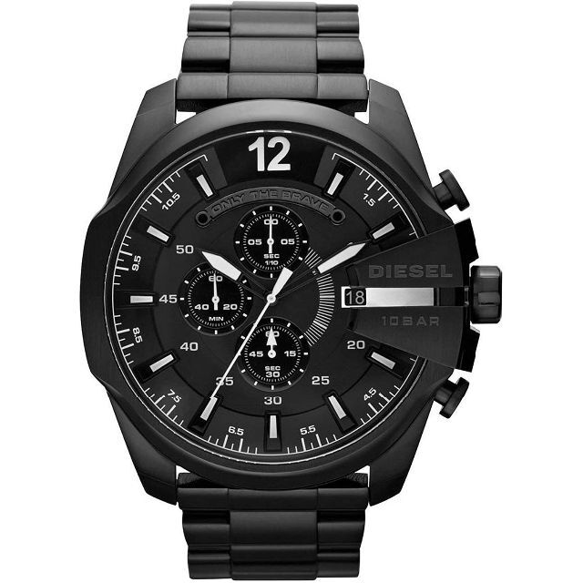 激安単価で DIESEL 腕時計 ブラックダイアル ブラックステンレス DZ4283 腕時計(アナログ)