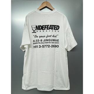 アンディフィーテッド(UNDEFEATED)のUNDEFEATED  リージョンTシャツHARAJUKU【XLサイズ/白・黒】(Tシャツ/カットソー(半袖/袖なし))