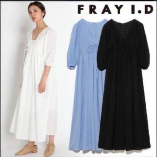 フレイアイディー(FRAY I.D)の値下げ！FRAYI.D コットンレースワンピ　夏物売り尽くし！(ロングワンピース/マキシワンピース)