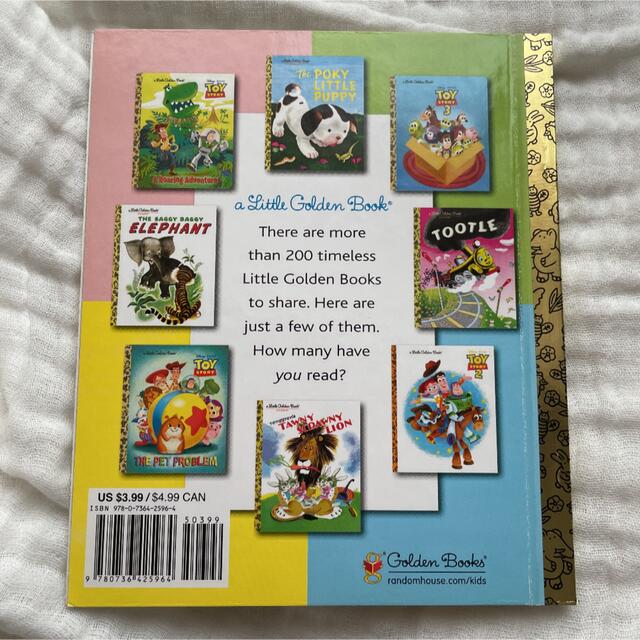 Disney(ディズニー)のLittle Golden Book 4冊 ディズニーピクサー作品 英語絵本 エンタメ/ホビーの本(絵本/児童書)の商品写真