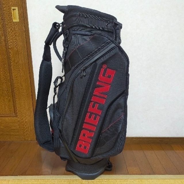 BRIEFING(ブリーフィング)のBRIEFINGゴルフキャディバッグCR-10ブラック スポーツ/アウトドアのゴルフ(バッグ)の商品写真