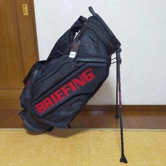 BRIEFING(ブリーフィング)のBRIEFINGゴルフキャディバッグCR-10ブラック スポーツ/アウトドアのゴルフ(バッグ)の商品写真